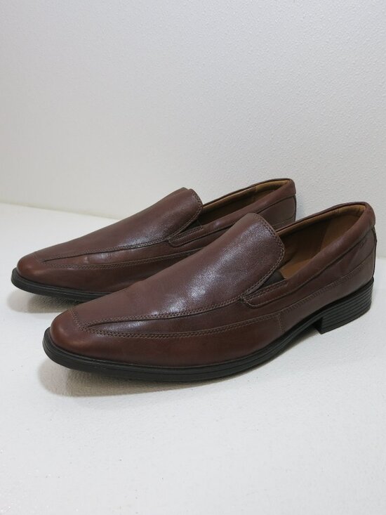 Clarks Collection Leather Comfort Dress Men\'s Footwear Loafers Shoes Sz 15 M